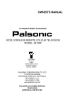 Palsonic 9219SF User's Manual