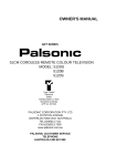 Palsonic 5120B User's Manual