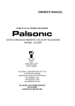 Palsonic 5110PF User's Manual