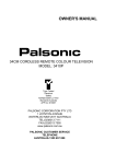 Palsonic 3410P User's Manual