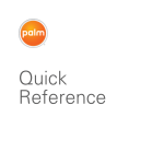Palm 755p Quick Reference Guide