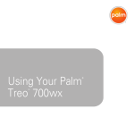 Palm 700wx User Guide