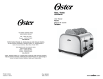 Oster TSSTTRWF4S User's Manual