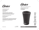Oster FPSTBW8451 Instruction Manual