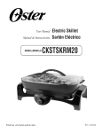 Oster CKSTSKRM20 User's Manual