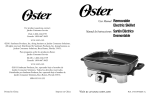 Oster CKSTSKFM-1216R Instruction Manual