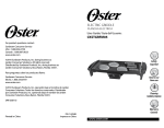 Oster CKSTGRFM05 Instruction Manual