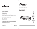 Oster CKSTGR3007-ECO Instruction Manual