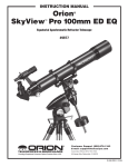 Orion ED EQ User's Manual