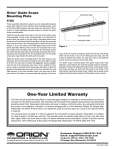 Orion 7382 User's Manual