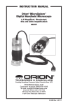 Orion 52177 User's Manual