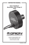Orion 52080 User's Manual