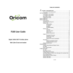 Oricom P100 User's Manual
