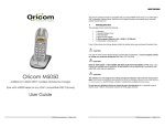 Oricom M5050 User's Manual