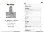 Oricom M5000 User's Manual