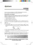 Oricom ECO7050 User's Manual
