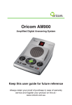 Oricom AM900 User's Manual