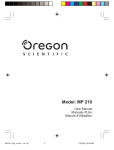 Oregon MP 210 User's Manual