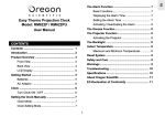 Oregon Scientific RM622P User's Manual