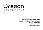 Oregon Scientific RGR126N User's Manual