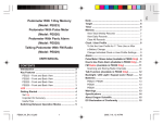 Oregon Scientific PE828 User's Manual