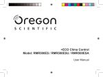 Oregon Scientific #NAME? RMR500ES User's Manual