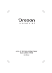 Oregon Scientific JMR868 User's Manual