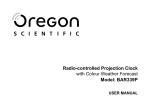 Oregon Scientific BAR339P User's Manual