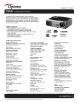 Optoma Technology TW330 User's Manual