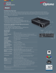 Optoma Technology PICO PK301 User's Manual