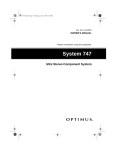 Optimus SYSTEM 747 User's Manual