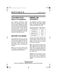 Optimus 12-1717 User's Manual