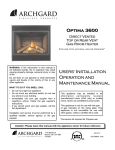 Optima Company 3600O User's Manual