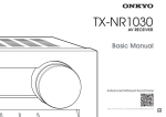 Onkyo TX-NR1030 Owner's Manual