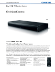 Onkyo LS-T10 Product Sheet