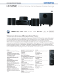 Onkyo HT-S3500 Product Sheet