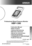 Omron HBP-1300 User's Manual