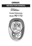 Omron HJ-112 User's Manual