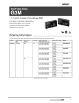 Omron G3M User's Manual