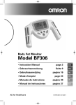 Omron bf306 User's Manual