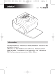 Omron Healthcare RX3 User's Manual