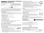 Omron Healthcare MC-110 User's Manual