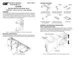 Omnitron Systems Technology Universal DIN Rail Mounting Bracket 8250-0 User's Manual