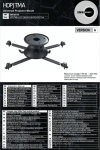 Omnimount HDPJTMA User's Manual