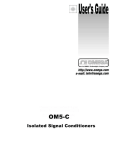 Omega Vehicle Security OM5-C User's Manual