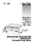 Omega Vehicle Security FPU5-MT-110 User's Manual