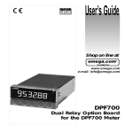 Omega Speaker Systems DPF700 User's Manual