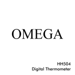 Omega Engineering HH504 User's Manual