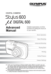 Olympus Stylus 600 Advanced Manual