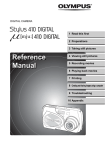 Olympus Stylus 410 Digital Reference Manual